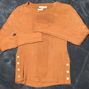 Hooked Up Ribbed Long Sleeve Shirt